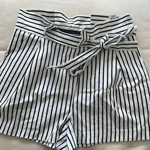 Zara Striped Shorts Size L